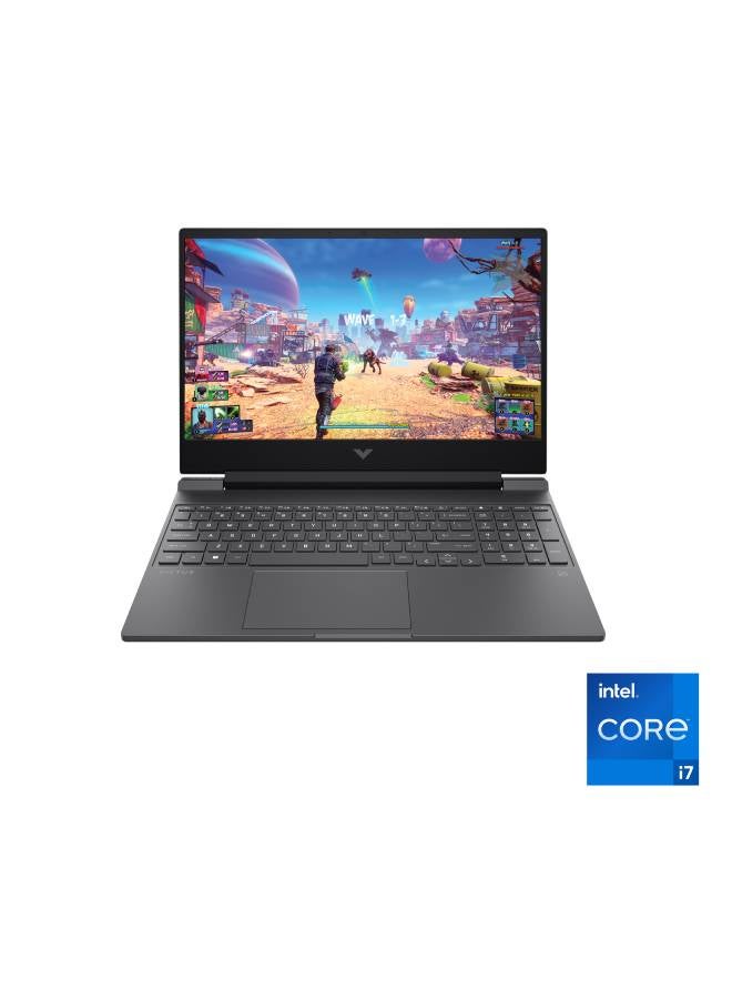 HP VICTUS 15-Fa1007Ne Laptop With 15.6 inch LED, Intel® Core™ i7 Processor -13700H / 16GB RAM / 512GB SSD / 6GB Nvidia GeForce RTX Series 3050 / Windows 11 English/Arabic Mica Silver  - Image 1