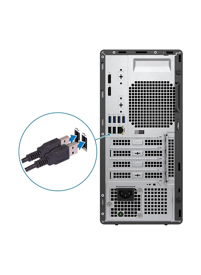 DELL - OptiPlex 5000 Desktop Computer, Core i7-12700 Processor/16GB RAM/512GB SSD/Intel UHD Graphics english english Black - Image 1