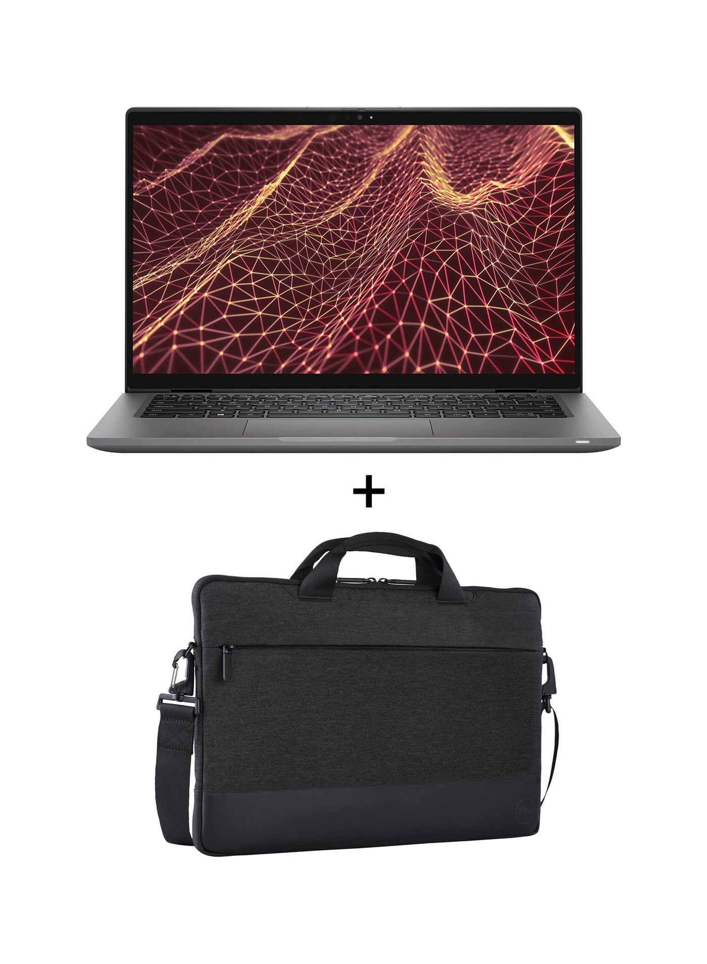 Latitude 7430 Business (Upgraded Version) Laptop With 14-Inch FHD Display, Core i5 Processor/16GB RAM/1TB SSD/Intel Iris Xe Graphics/Windows 11 Pro + (Upgraded Version) Laptop Bag English Black