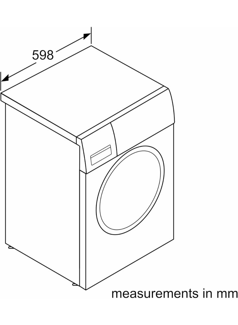 بوش غسالة تحميل أمامي سعة 9 كجم، السلسلة 4، 1400 دورة في الدقيقة، مقاومة للبقع، محرك EcoSilence، SpeedPerfect، AllergyPlus - Image 2