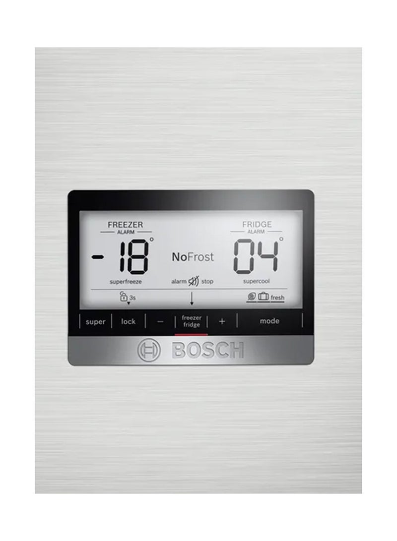 BOSCH 687 Gross/ Net Capacity ,Free-Standing Fridge-Freezer with VitaFresh Plus, with XXL Capacity for More Food Storage 100 W KDD86AI31M Stainless Steel  - Image 3