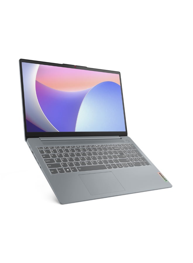 Lenovo - IdeaPad Slim 3 15IRH8 Laptop With 15.6-Inch Full HD Display, Core i7-13620H Processor/16GB RAM/512GB SSD/Intel UHD Graphics/DOS(Without Windows)/ English/Arabic Arctic Grey - Image 1
