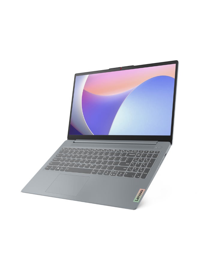 Lenovo - IdeaPad Slim 3 15IRH8 Laptop With 15.6-Inch Full HD Display, Core i7-13620H Processor/16GB RAM/512GB SSD/Intel UHD Graphics/DOS(Without Windows)/ English/Arabic Arctic Grey - Image 1