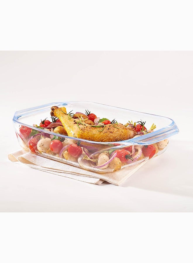 PYREX Pyrex Irresistible Roaster Rectangle 4L Transparent 39 x 25 x 7cm  - Image 2
