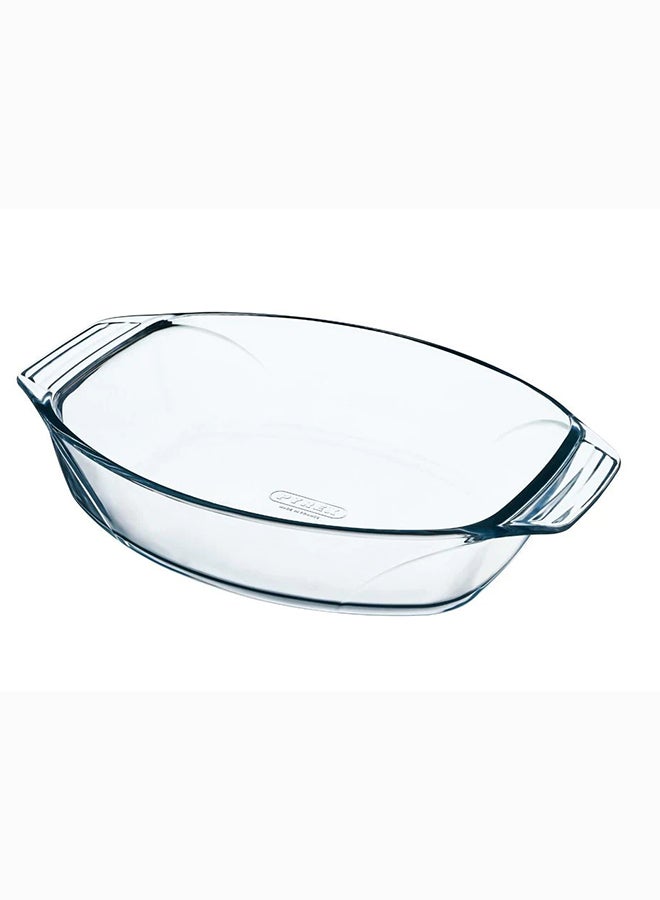 بيريكس بايركس - صينية شواية لا تقاوم oval 4 لتر شفافة 38 × 27 × 7 سم  - Image 1