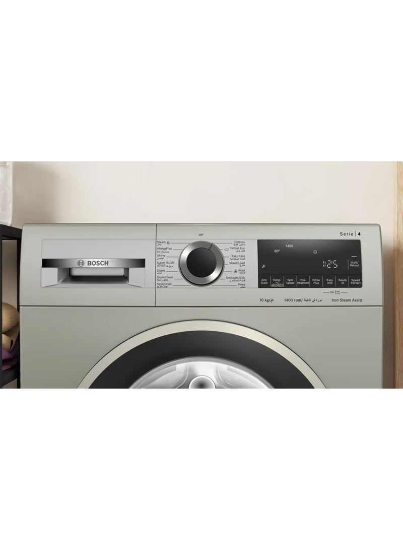 10 Kg Front Load Washing Machine, Series 4, 1400 rpm, EcoSilence Drive, AntiStain, SpeedPerfect 10 kg 2300 W WGA2540XGC Silver - pnsku/N70017342V/45/_/1698393986/6f1b32a6-339d-4d07-b167-c85524e71ac6