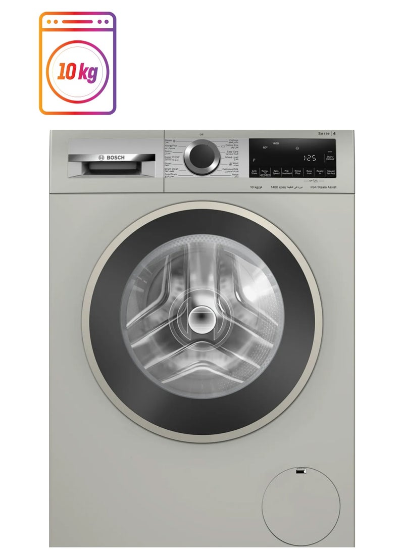 10 Kg Front Load Washing Machine, Series 4, 1400 rpm, EcoSilence Drive, AntiStain, SpeedPerfect 10 kg 2300 W WGA2540XGC Silver - pnsku/N70017342V/45/_/1740991868/65cf9c5d-17e4-4b8d-b00b-518c66ac5ec4