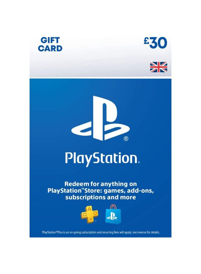 Sony Playstation UK 30 Euro Gift Card 