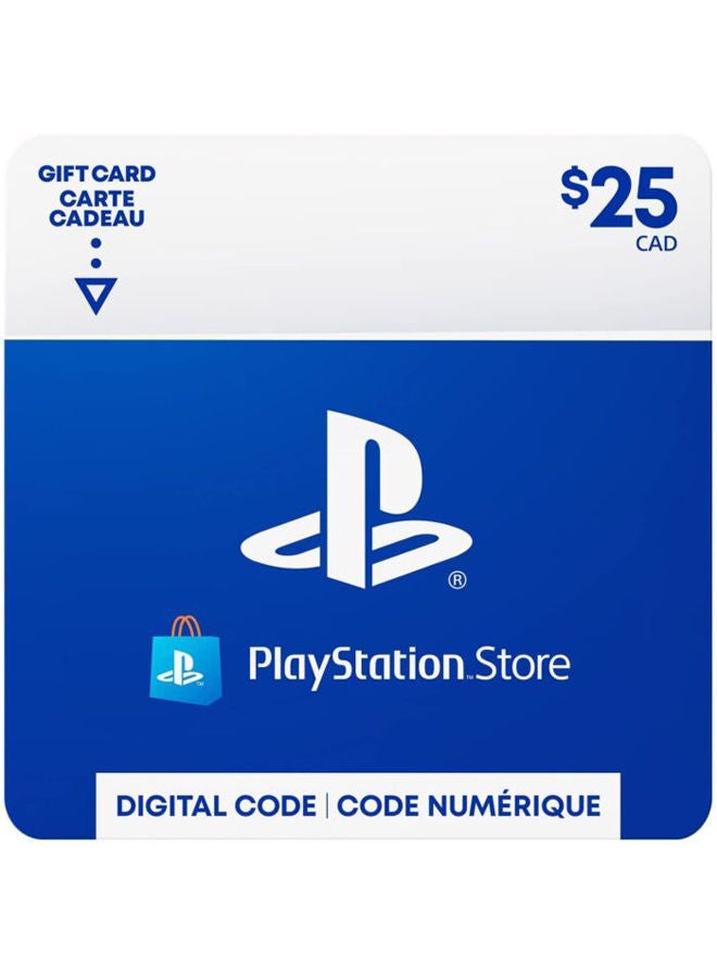 Sony Playstation Canada 25 USD Gift Card 