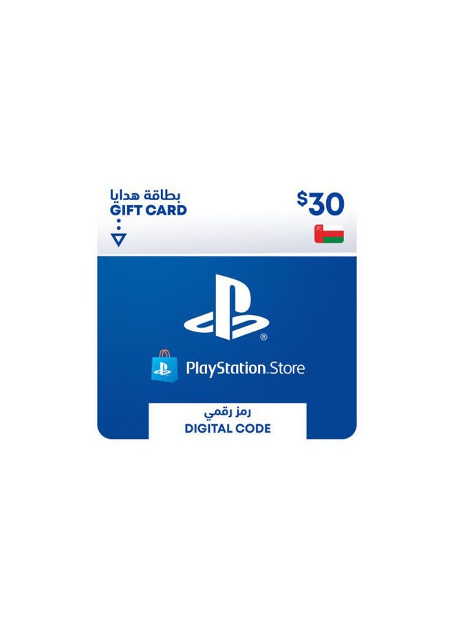 Sony Playstation Oman 30 USD Gift Card