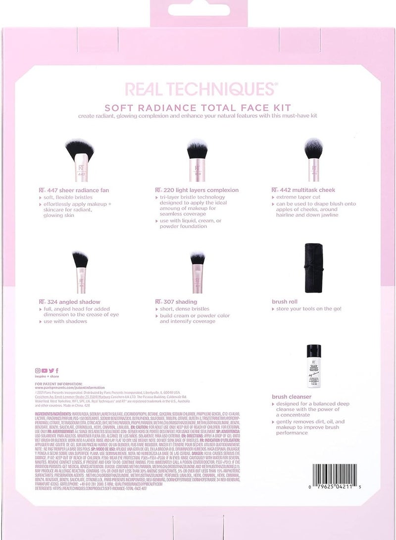REAL TECHNIQUES Soft Radiance Total Face Kit Multicolor - Image 5