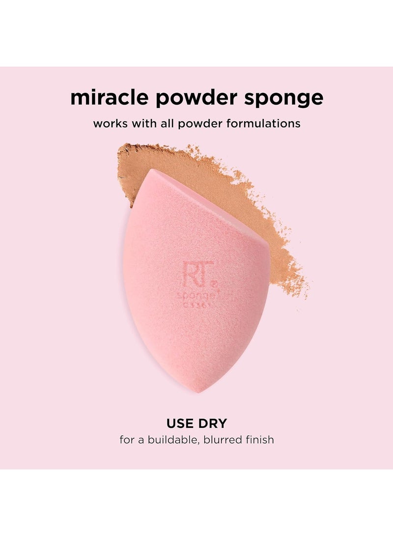 REAL TECHNIQUES Ultimate Makeup Sponge Blending, Setting Trio, Use Liquid And Cream Foundation, Flawless Results, For Dewy Or Matte Finish 3 Sponges Multicolor - Image 5