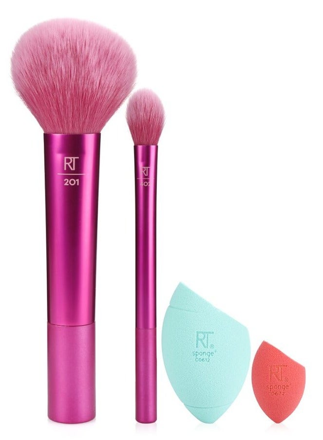 REAL TECHNIQUES Limited Edition Feeling Festive Face Set 4 Pcs Multicolour - Image 2