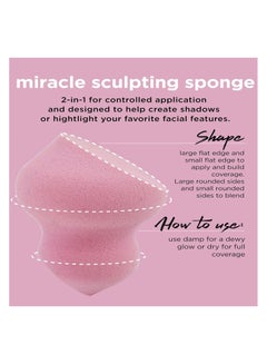 REAL TECHNIQUES 6 Miracle Complexion Assorted Beauty Sponges Makeup Blender, For Blending & Sculpting, Full Coverage, Professional Makeup Tool, Cruelty Free, Vegan, Latex Free Multicolour  - Image 3