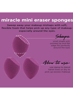 REAL TECHNIQUES 6 Miracle Complexion Assorted Beauty Sponges Makeup Blender, For Blending & Sculpting, Full Coverage, Professional Makeup Tool, Cruelty Free, Vegan, Latex Free Multicolour  - Image 4