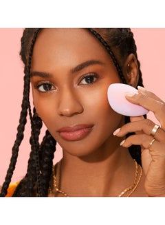 REAL TECHNIQUES Iconic Blend + Set Makeup Sponge Duo, Makeup Blending Sponges, For Liquid, Cream, & Powder, Cloud Skin, Powder Sponge & Foundation Sponge, Packaging May Vary Multicolour  - Image 4
