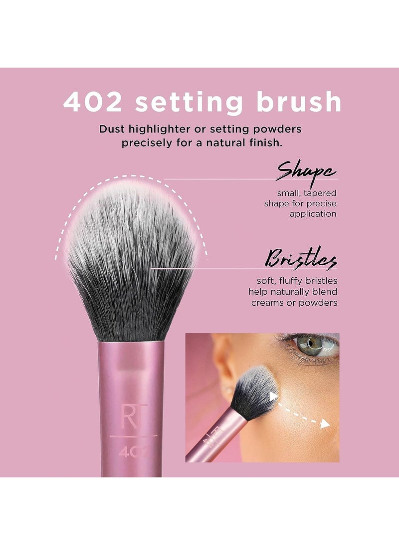REAL TECHNIQUES - Makeup Setting Brush Pink - Image 1
