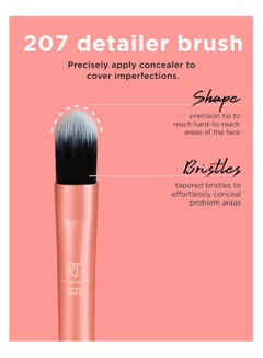 REAL TECHNIQUES Flawless Base Makeup Brush Kit 5 Pcs Orange  - Image 3