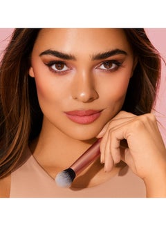 REAL TECHNIQUES Expert Face Liquid + Cream Foundation And Other Products, Buildable Coverage For Base Makeup, Dense, Synthetic Bristles, Vegan Also Cruelty-Free Orange  - Image 4