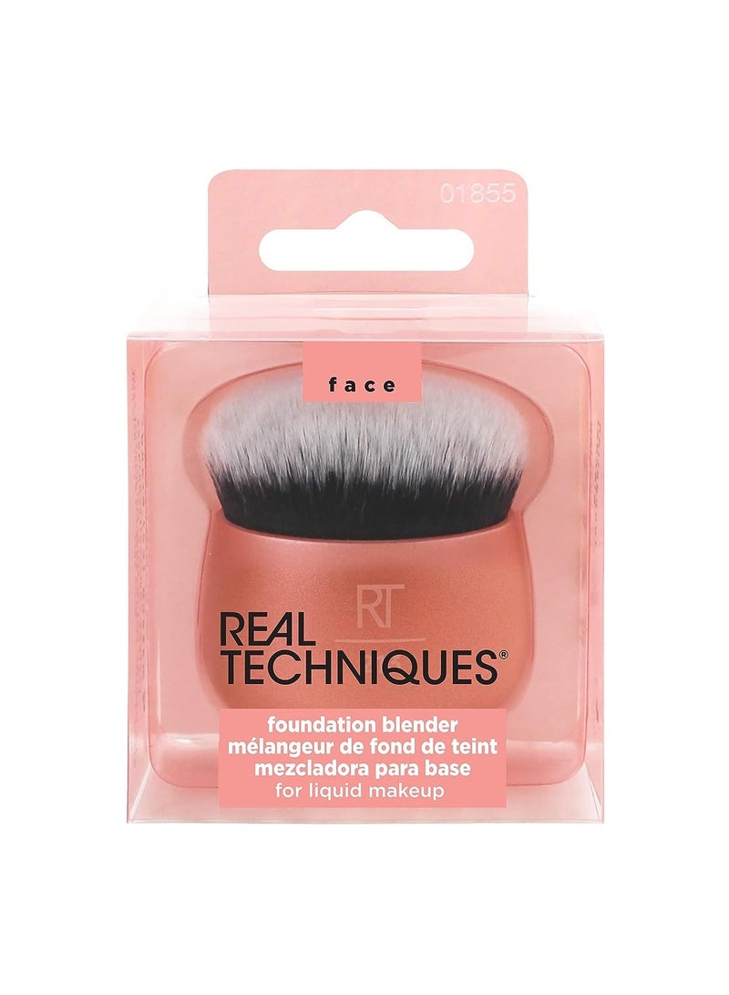REAL TECHNIQUES Foundation Kabuki Makeup Blender Brown - Image 2