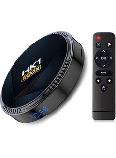 Wownect HK1 RBOX H8 Mini Smart Android 12.0 TV Box Allwinner H618 4GB/64GB Set Top Box Supports 4K 6K + Dual WiFi Black  - Image 1