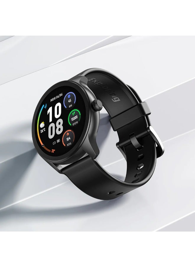 Oraimo Watch 2R OSW-30 Smart Watch With  Silicone Strap Black - Image 2