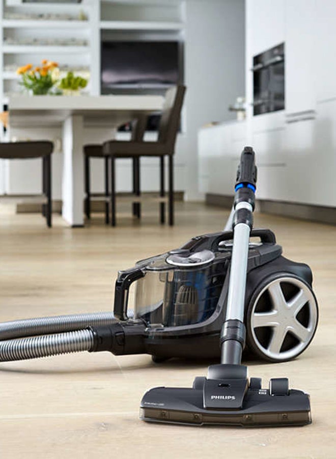 Philips - PowerPro Expert Bagless Vacuum Cleaner - PowerCyclone 8, TriActive+ LED Nozzle, 2L Dust Capacity, 900 W FC9747/09 Ink Black - Image 1