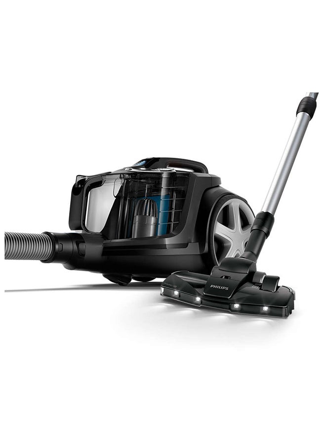 Philips PowerPro Expert Bagless Vacuum Cleaner - PowerCyclone 8, TriActive+ LED Nozzle, 2L Dust Capacity, 900 W FC9747/09 Ink Black - Image 4