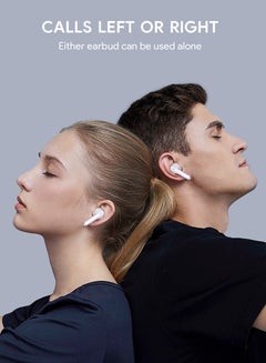Aukey EP-M2 Move Air True Wireless Earbuds، BT 5.3, IPX4 Waterproof, 20 Battrey Life, 3.5g Weight White  - Image 5