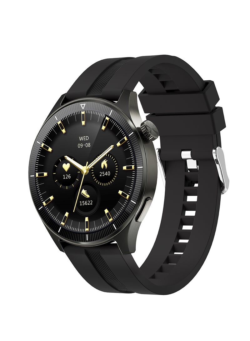 Aukey - Smartwatch with Calling Function, 1.45-inch TFT LCD display, IP67 Waterproof, 15 Days Battery Life Fitness Tracker with Sport & Health tracking & Customise faces SW-2P Grey - Image 1
