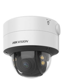 HIKVISION 4 MP ColorVu Motorized Varifocal Dome Network Camera, 2.8 to 12mm Motorized Lens, 24/7 Colorful Imaging, H.265+ Comp, Human & Vehicle Targets Focus, IP67, White | DS-2CD2747G2T-LZS-2.8-12mm  - Image 2