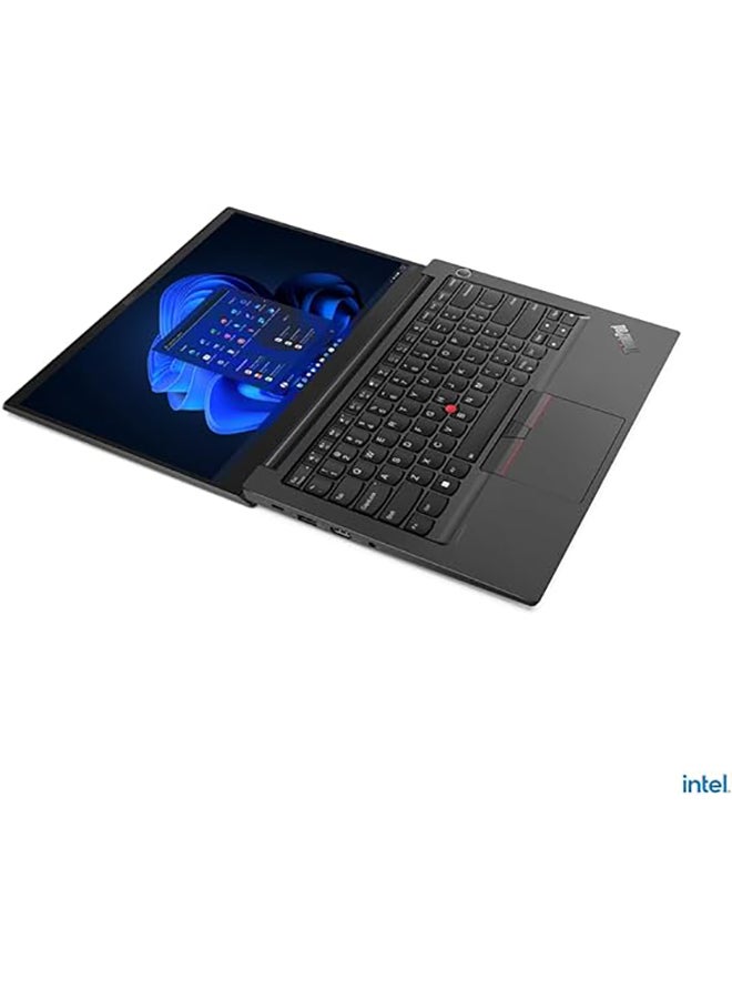 Lenovo ThinkPad E 14 14-Inch Display, Core i7-1255U Processor/40GB RAM/1TB SSD/Intel Xe Graphics/Windows 11 Pro With Free WIRELESS Bluetooth Headset English/Arabic Black  - Image 4