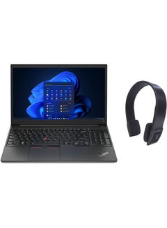 ThinkPad E15 15.6-Inch Display, Core i5-1235u Processor/40GB RAM/2TB SSD/Intel Xe Graphics/Windows 11 Pro With Free WIRLESS Bluetooth Headset English/Arabic Black