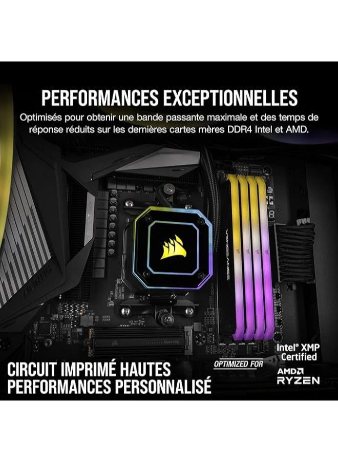 CORSAIR VENGEANCE RGB RS 16GB (2x8GB) DDR4 3200 (PC4-25600) C16 Desktop memory