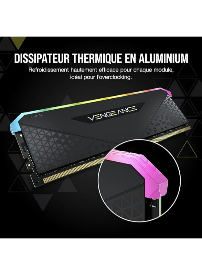 CORSAIR VENGEANCE RGB RS 16GB (2x8GB) DDR4 3200 (PC4-25600) C16 Desktop memory