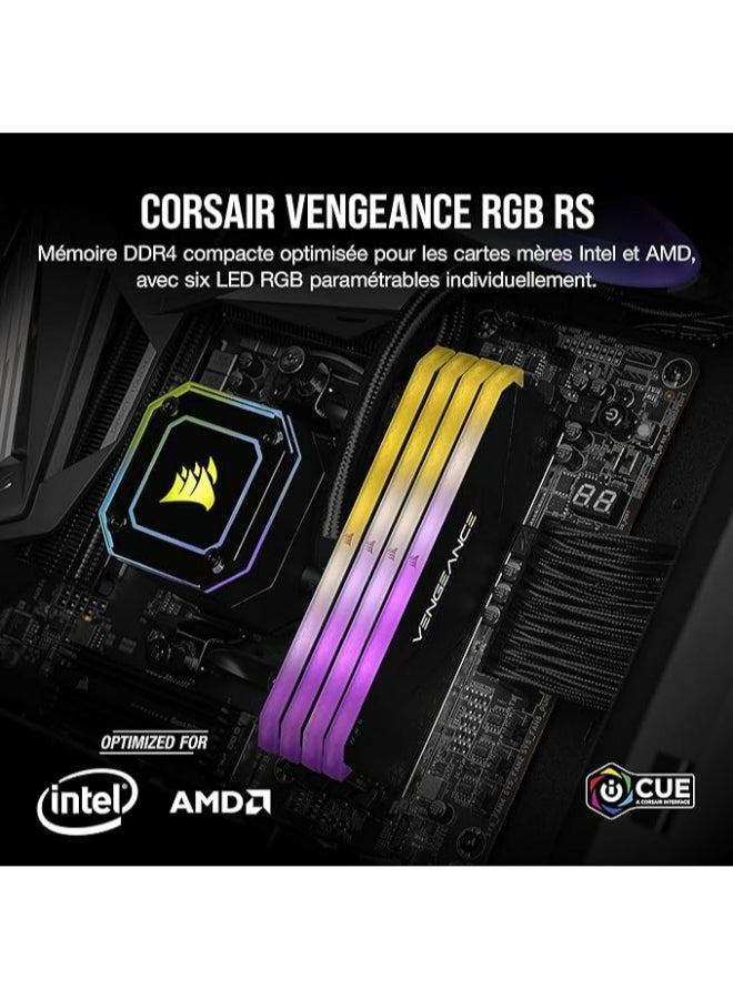 CORSAIR VENGEANCE RGB RS 16GB (2x8GB) DDR4 3200 (PC4-25600) C16 Desktop memory