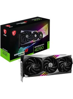 Gaming GeForce RTX 4090 24GB GDRR6X 384-Bit HDMI/DP Nvlink Tri-Frozr 3 Ada Lovelace Architecture OC Graphics Card (RTX 4090 Gaming X Trio 24G) Black