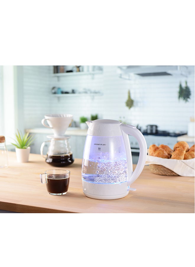 ALSAIF-ELEC Reval Electric Kettle 2 L 2200 W E03213/WH White  - Image 2