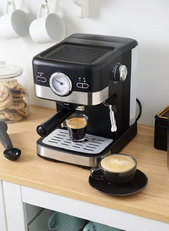 ألسيف إليك Deluxe Coffee Maker 1.5 L 1100 W E03441 Black/Silver  - Image 1