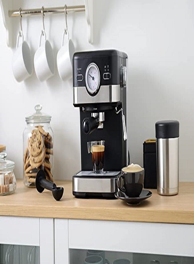 ALSAIF-ELEC Deluxe Coffee Maker 1.5 L 1100 W E03441 Black/Silver  - Image 4