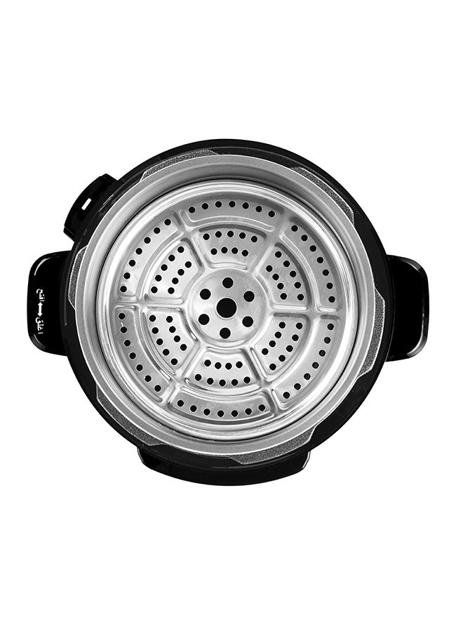 السيف  قدر ضغط كهربائي سعة 6 لترات وقوة 1000 وات E04105 أسود/ فضي - Image 5