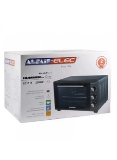 ALSAIF-ELEC Hummer Pro Oven 42 L 2000 W E01111 Black  - Image 4