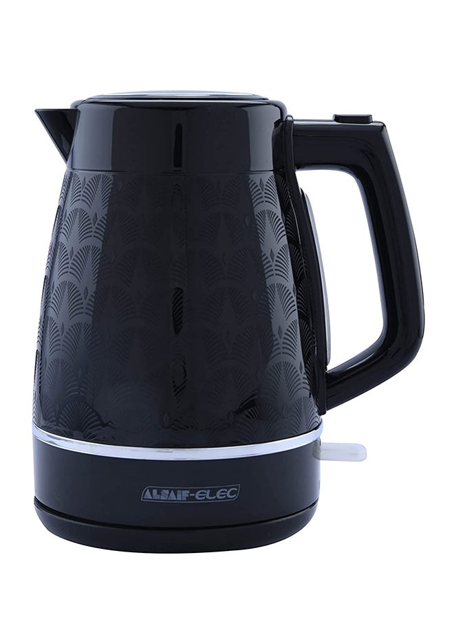 ALSAIF-ELEC Electric Kettle 1.7 L 2200 W E03212_BK Black  - Image 1