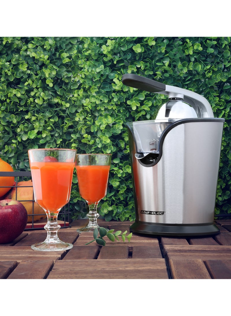 ALSAIF-ELEC Electric Squeeze Orange Juicer 300 W E06028 Silver / Black  - Image 2