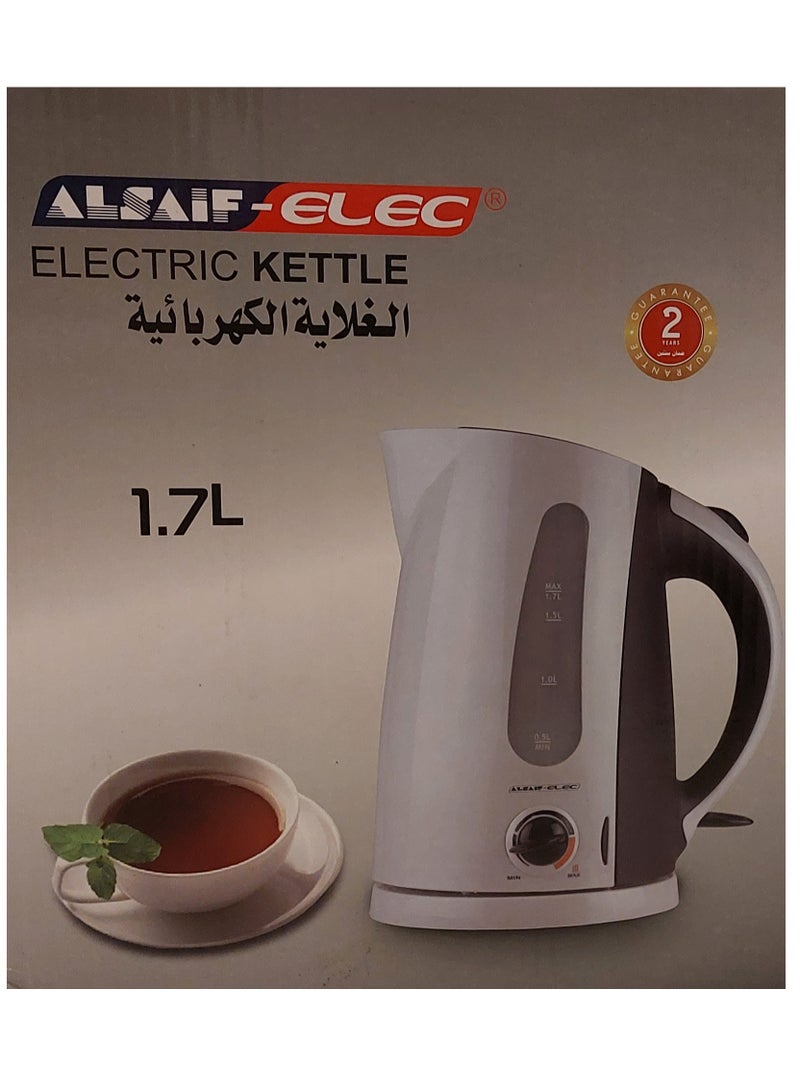 ALSAIF-ELEC Electric Kettle 1.7 L 3000 W 90551/08 White  - Image 2