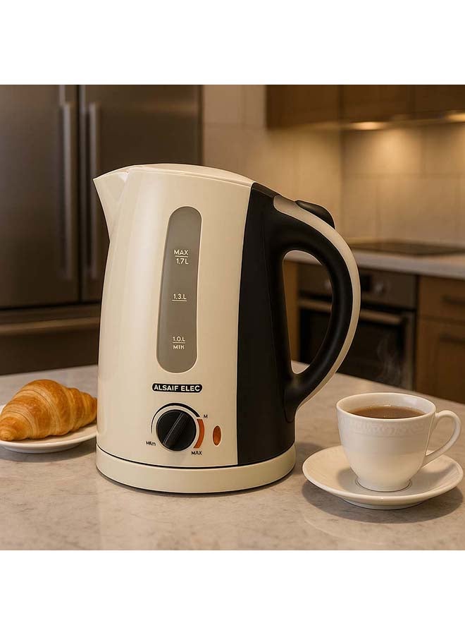 ALSAIF-ELEC Electric Kettle 1.7 L 3000 W 90551/08 White  - Image 3