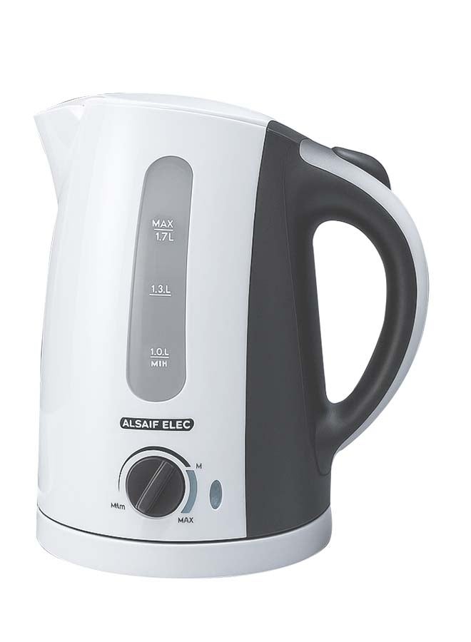 ALSAIF-ELEC Electric Kettle 1.7 L 3000 W 90551/08 White  - Image 1