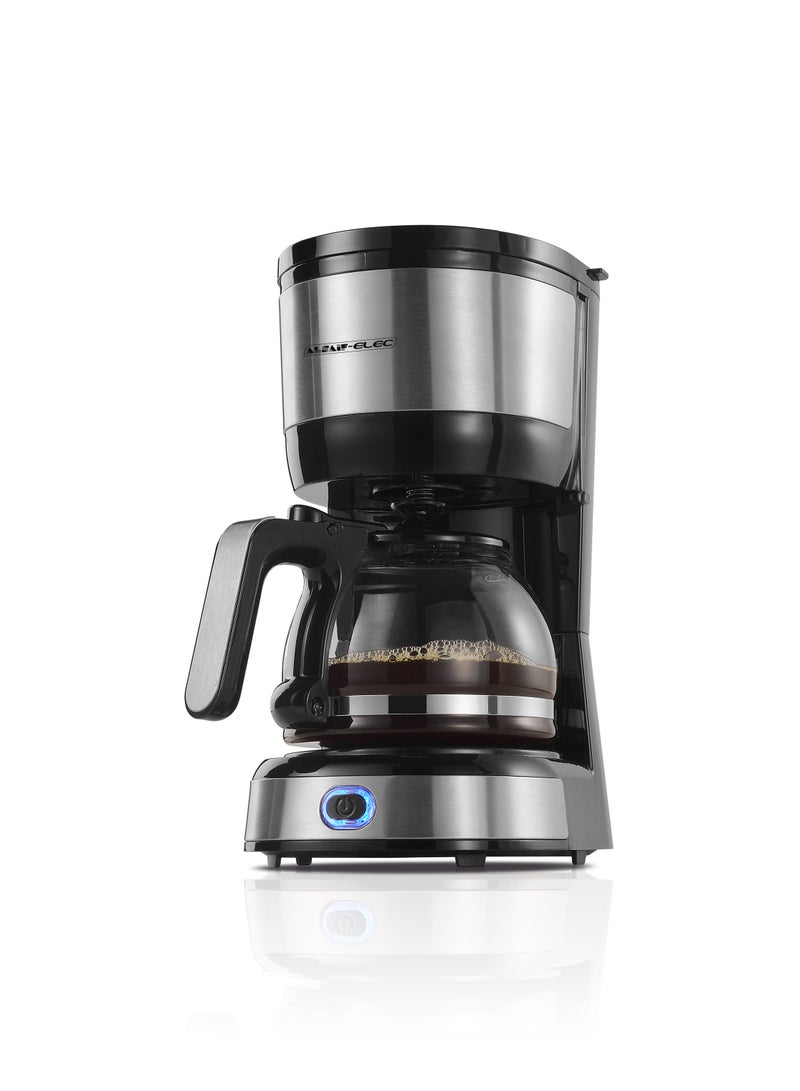 ALSAIF-ELEC Drip Coffee Maker 0.6 L 750 W E03439 Silver  - Image 1
