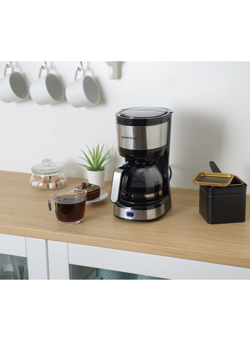 ALSAIF-ELEC Drip Coffee Maker 0.6 L 750 W E03439 Silver  - Image 2