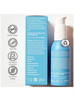 OZ Naturals Anti Aging Vitamin C Facial Cleanser, Brightening + Hydrating Gel, Natural Ingredients, Daily Skincare, Organic Aloe + Spirulina, Hyaluronic Acid | 3.0 | 89 mlml  - Image 4